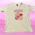 T-Shirt mit pinkfarbenem Design